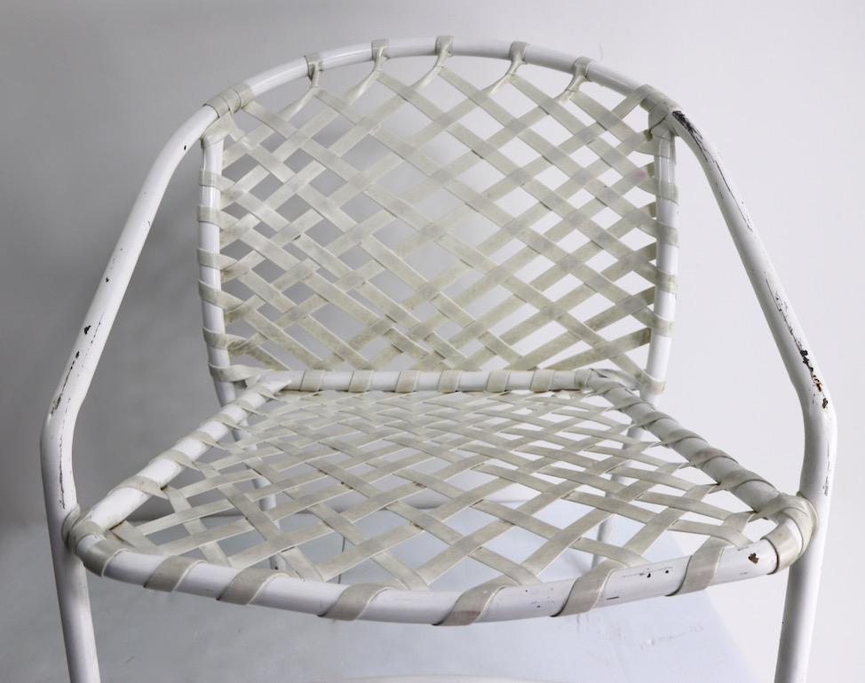 Mid-Century Modern Pair of Brown Jordan Kantan Garden Patio Chairs by Tadao Inouye