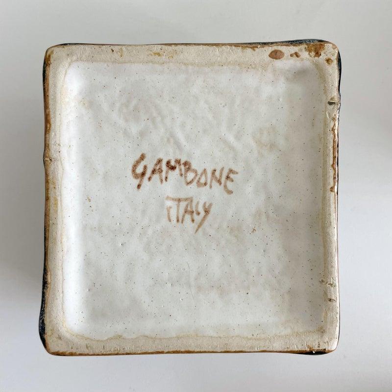 Pair Bruno Gambone Lidded Stoneware Pottery Boxes In Good Condition In West Palm Beach, FL