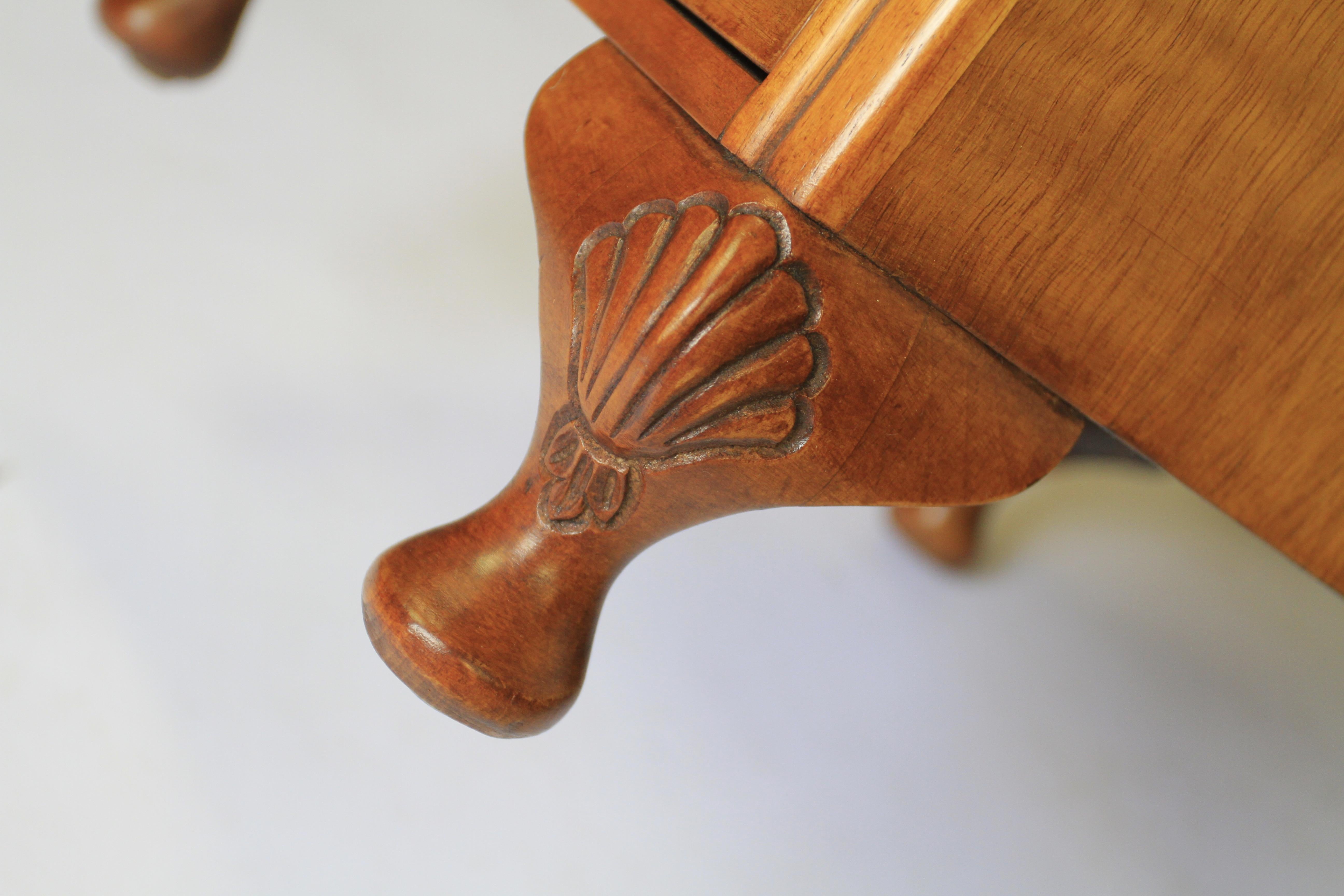 Pair Burr Walnut Bedside Cupboards circa 1930s 2