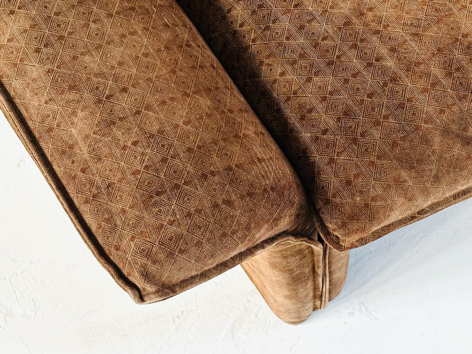 Paire de chaises longues en daim Busnelli 