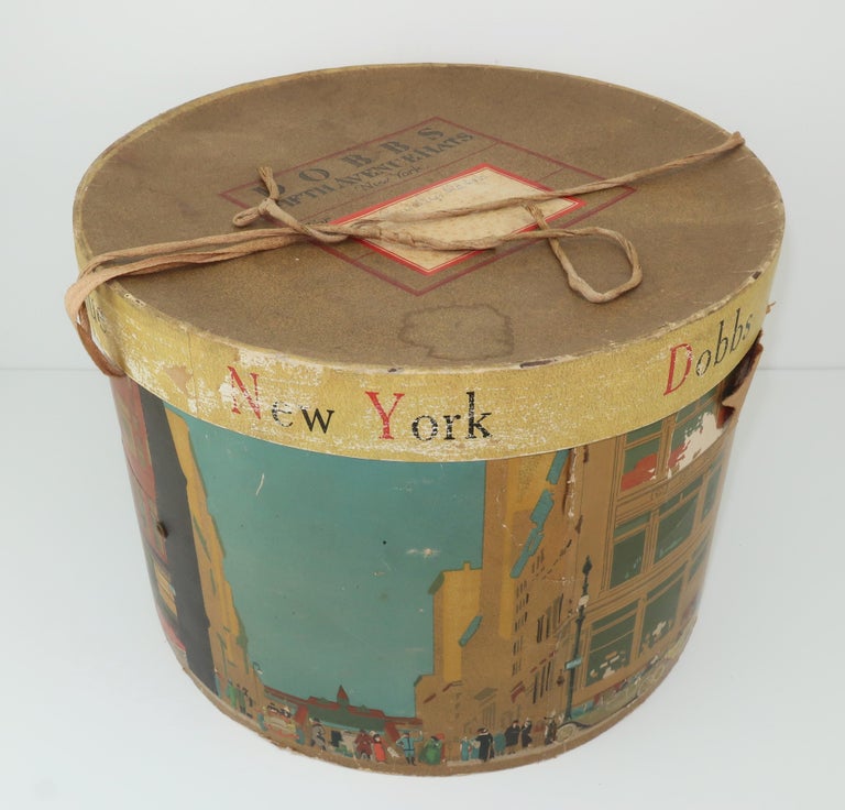 Pair C.1940 Dobbs Fifth Ave NY Hat Boxes at 1stDibs dobbs new york