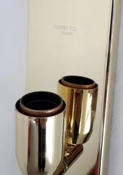 Pair Canale Sconces in Rare Chartreuse Green by Barovier e Toso. Italy, 1960's.