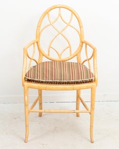 Pair of Caned Bottom Armchairs