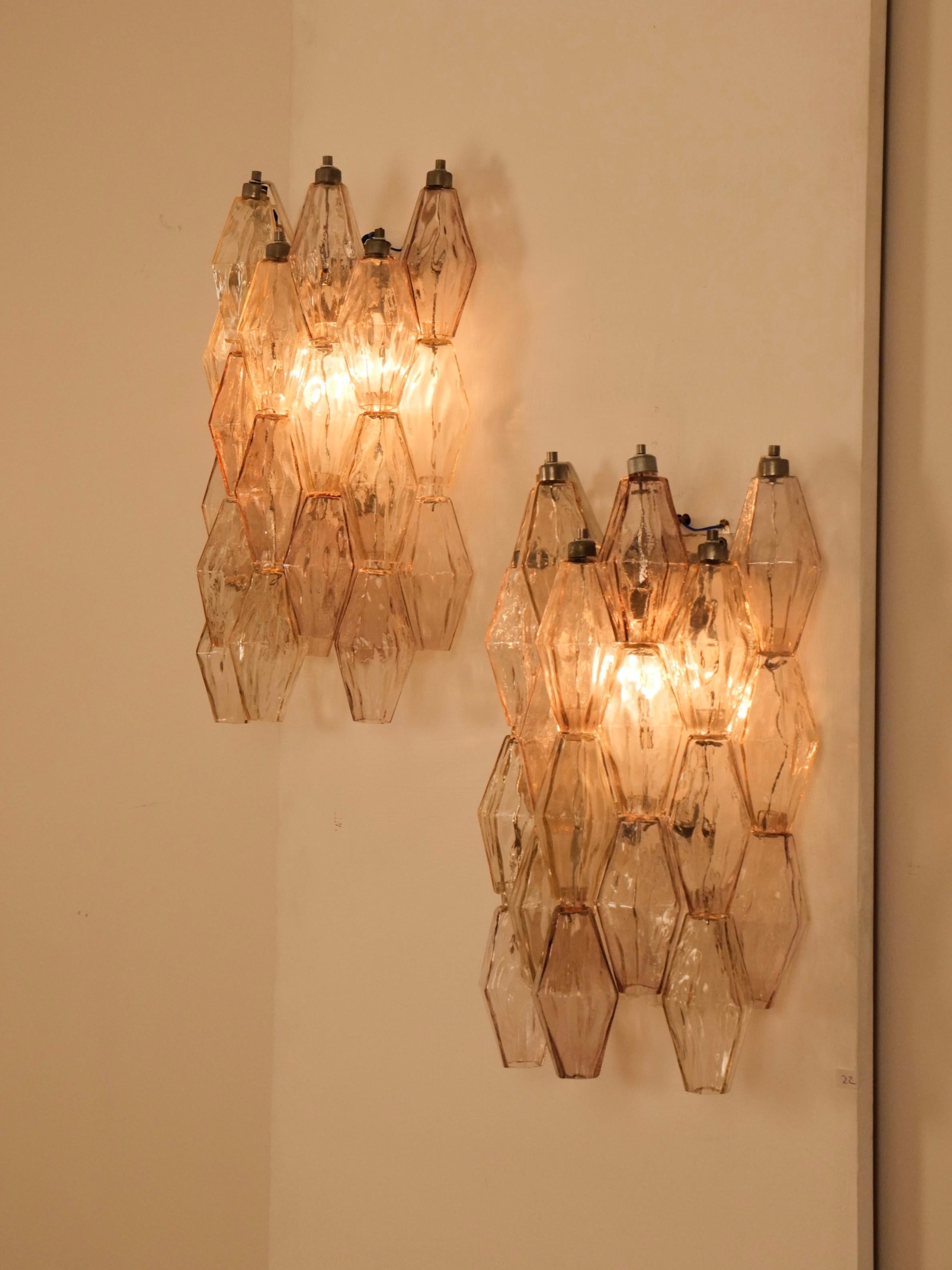 Mid-Century moderno Coppia di lampade da parete 