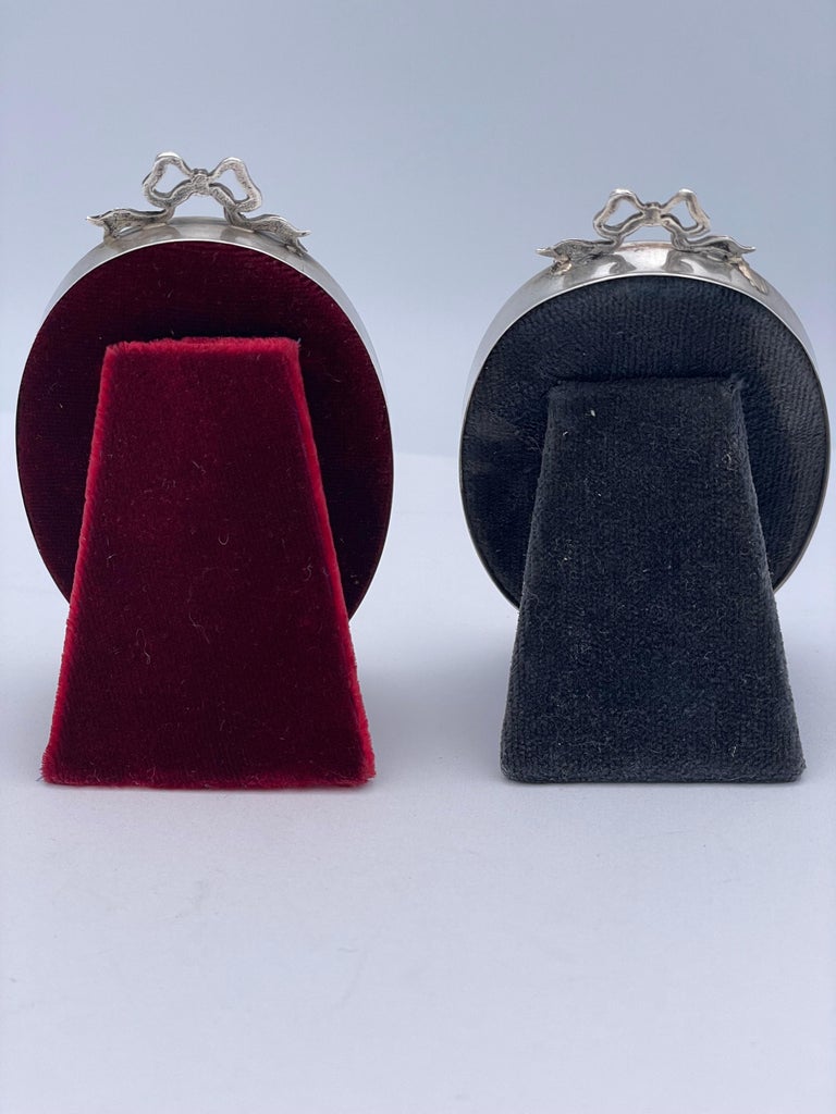 Pair Cartier Sterling Small Frames For Sale at 1stDibs