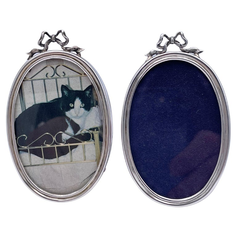 Pair Cartier Sterling Small Frames For Sale at 1stDibs