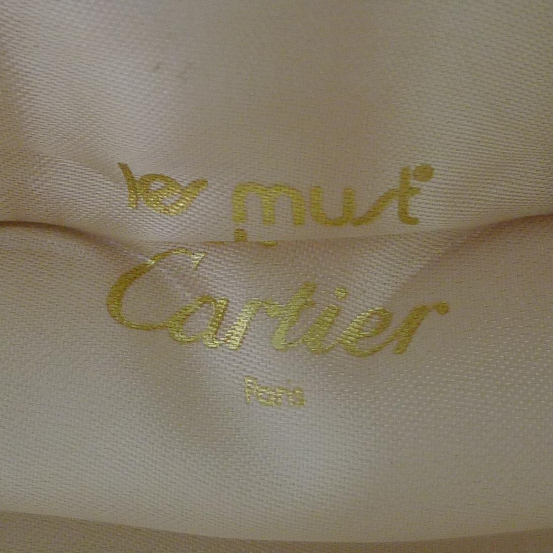 Pair Cased Cartier Silver Trinity Shot Glasses c.1970 3