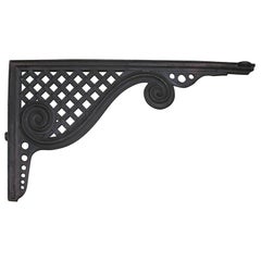 Pair Cast Iron Brackets