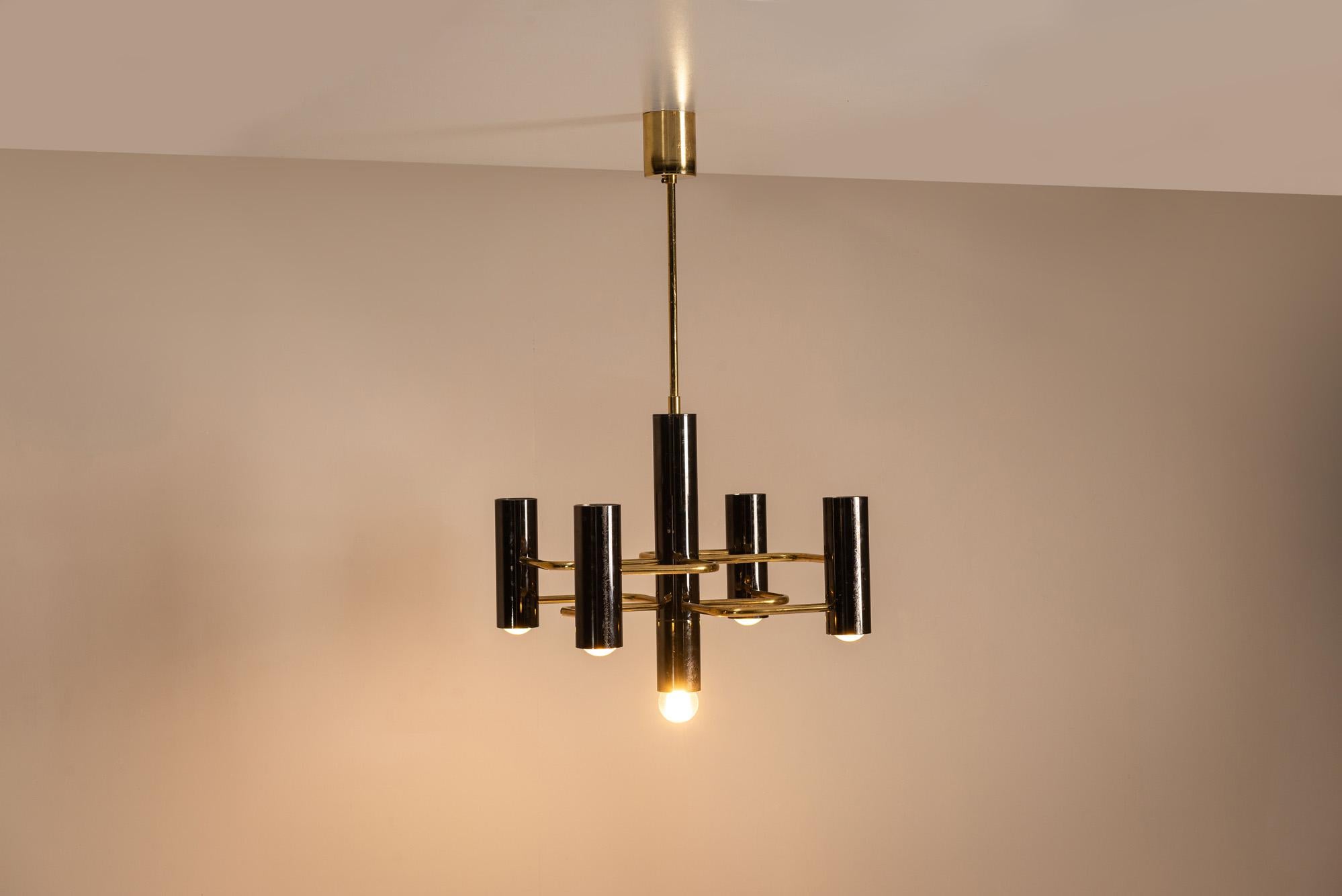 Paar Deckenleuchten von Gaetano Sciolari für Boulanger, Italien 1970er (Italienisch) im Angebot