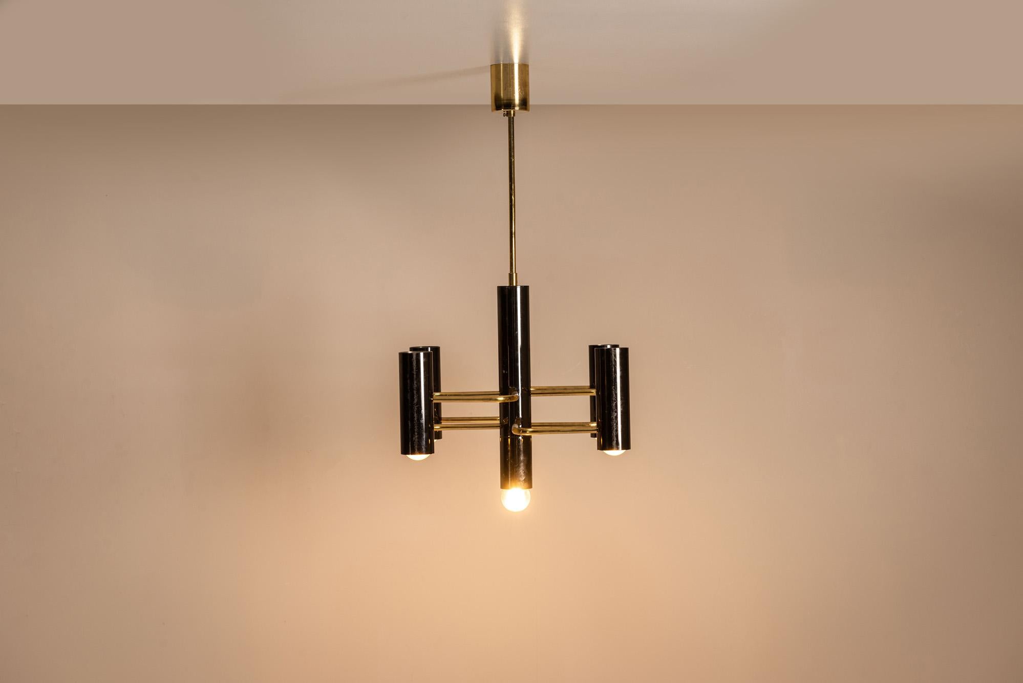 Paar Deckenleuchten von Gaetano Sciolari für Boulanger, Italien 1970er im Zustand „Gut“ im Angebot in Hellouw, NL