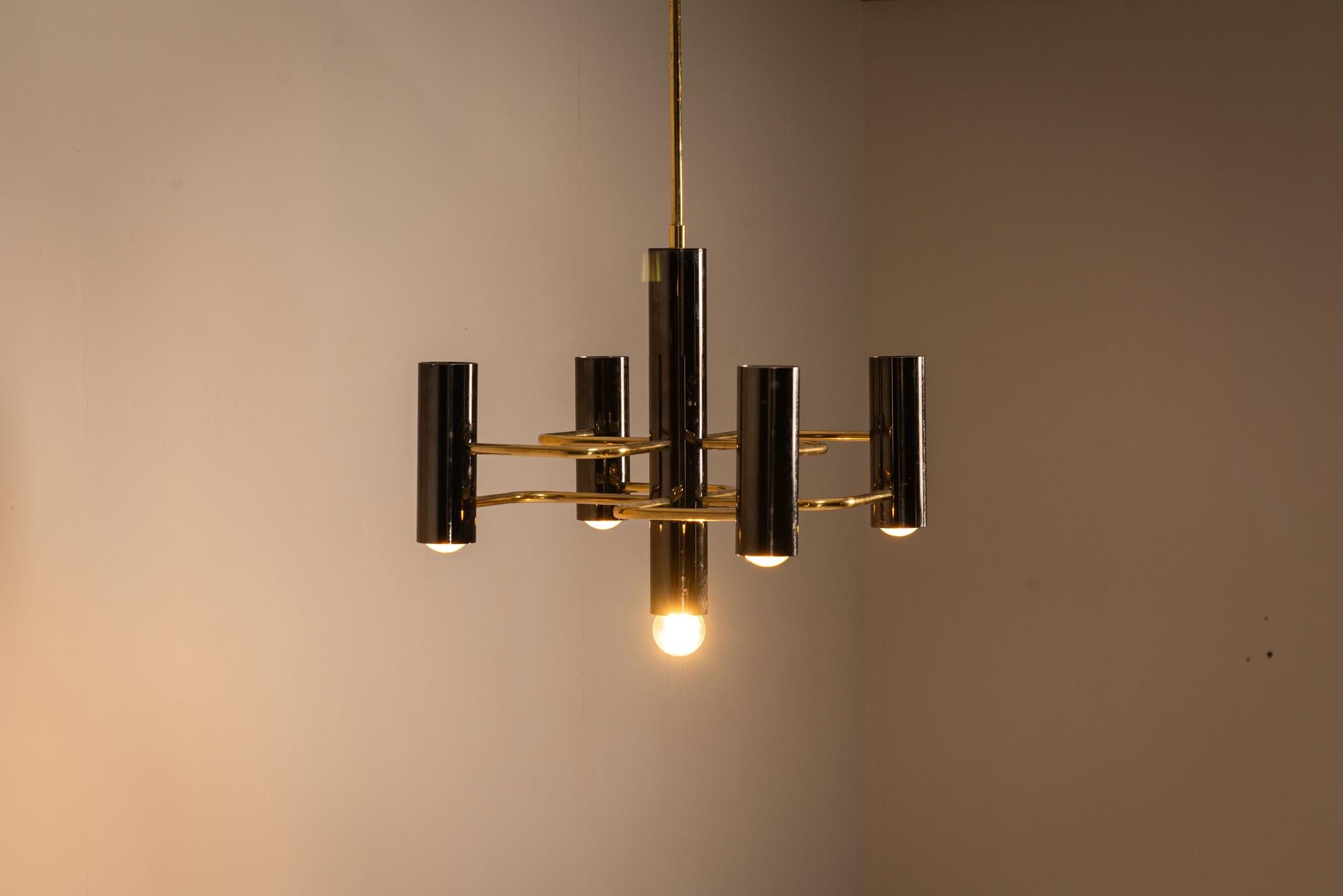 Paar Deckenleuchten von Gaetano Sciolari für Boulanger, Italien 1970er (Ende des 20. Jahrhunderts) im Angebot