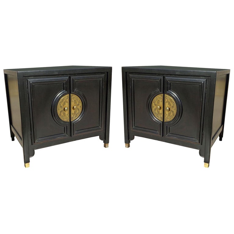 Pair of Century Furniture Chin Hua Nightstands For Sale