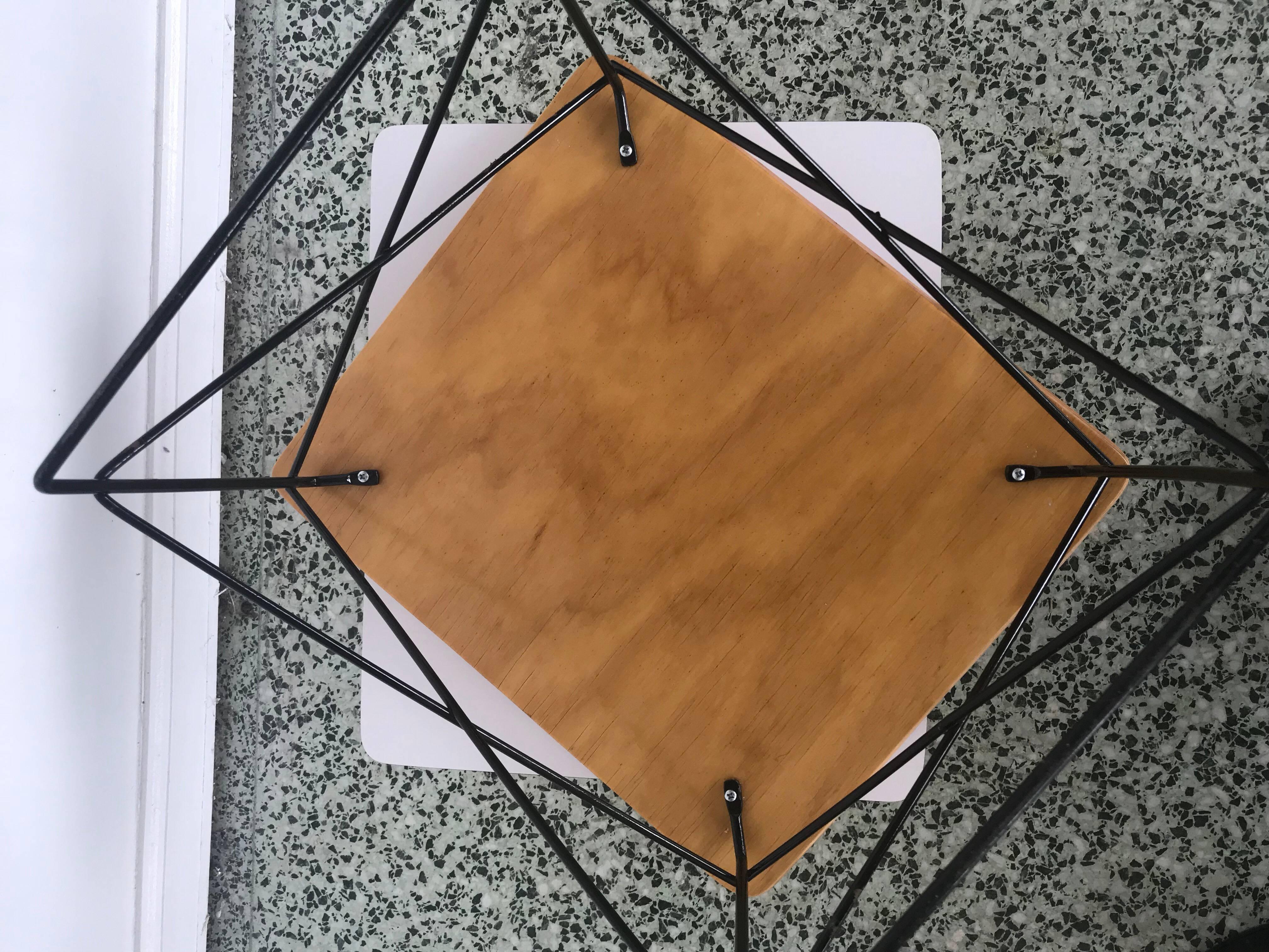 Mid-Century Modern Pair of Charles and Ray Eames LTR Table by Herman Miller