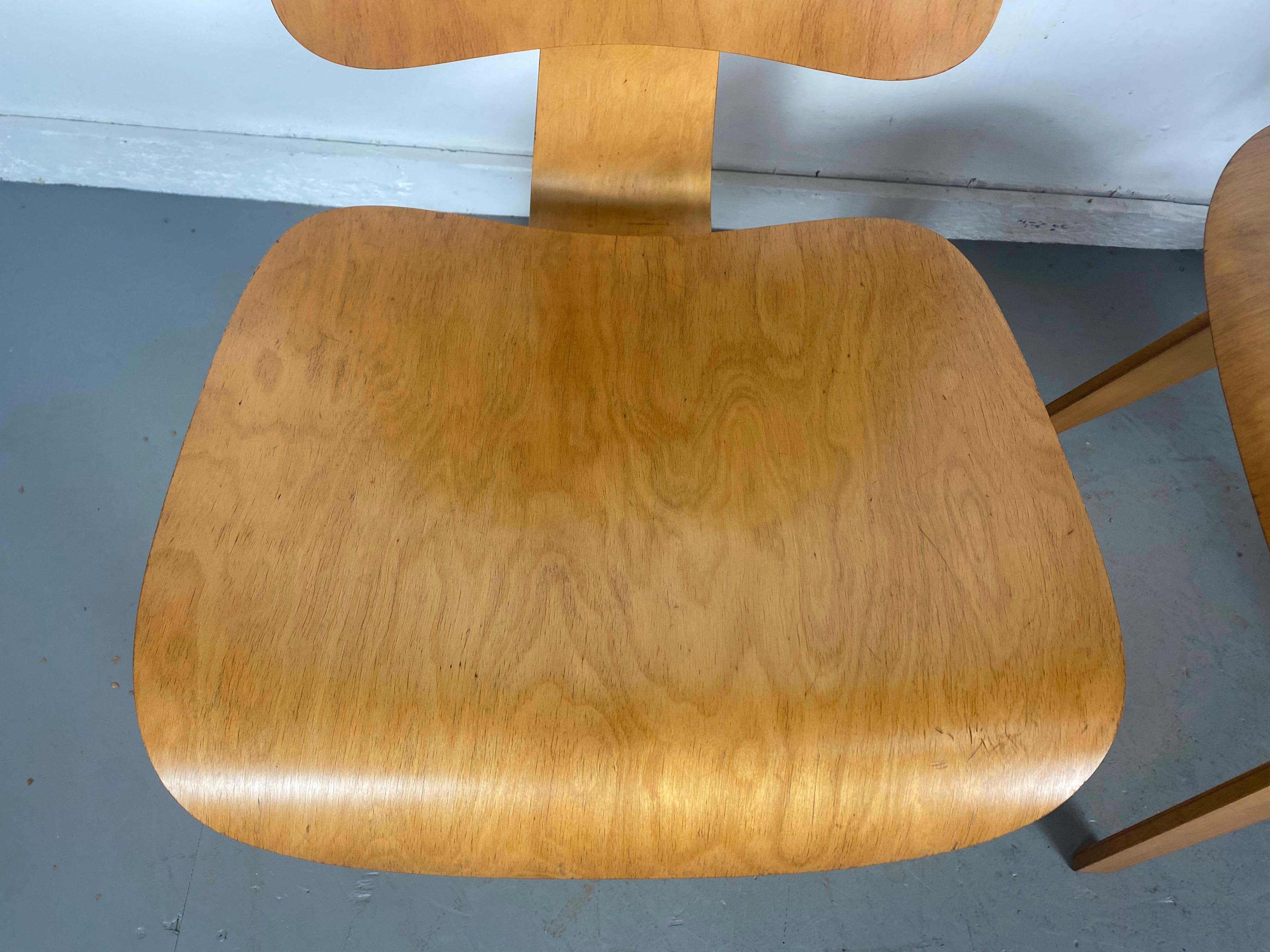 Charles Eames D C W „Esszimmerstühle“ Herman Miller, Paar 5