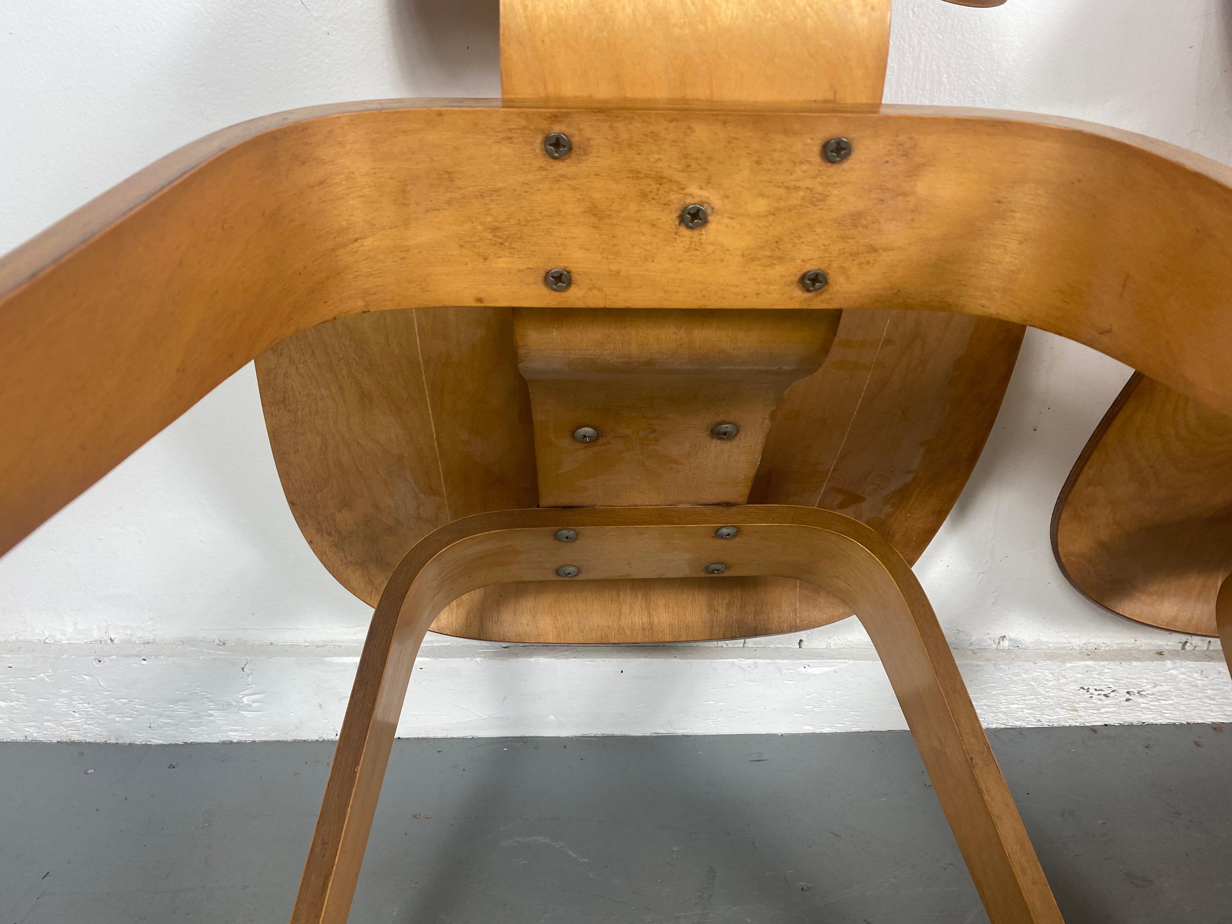 Charles Eames D C W „Esszimmerstühle“ Herman Miller, Paar (amerikanisch)