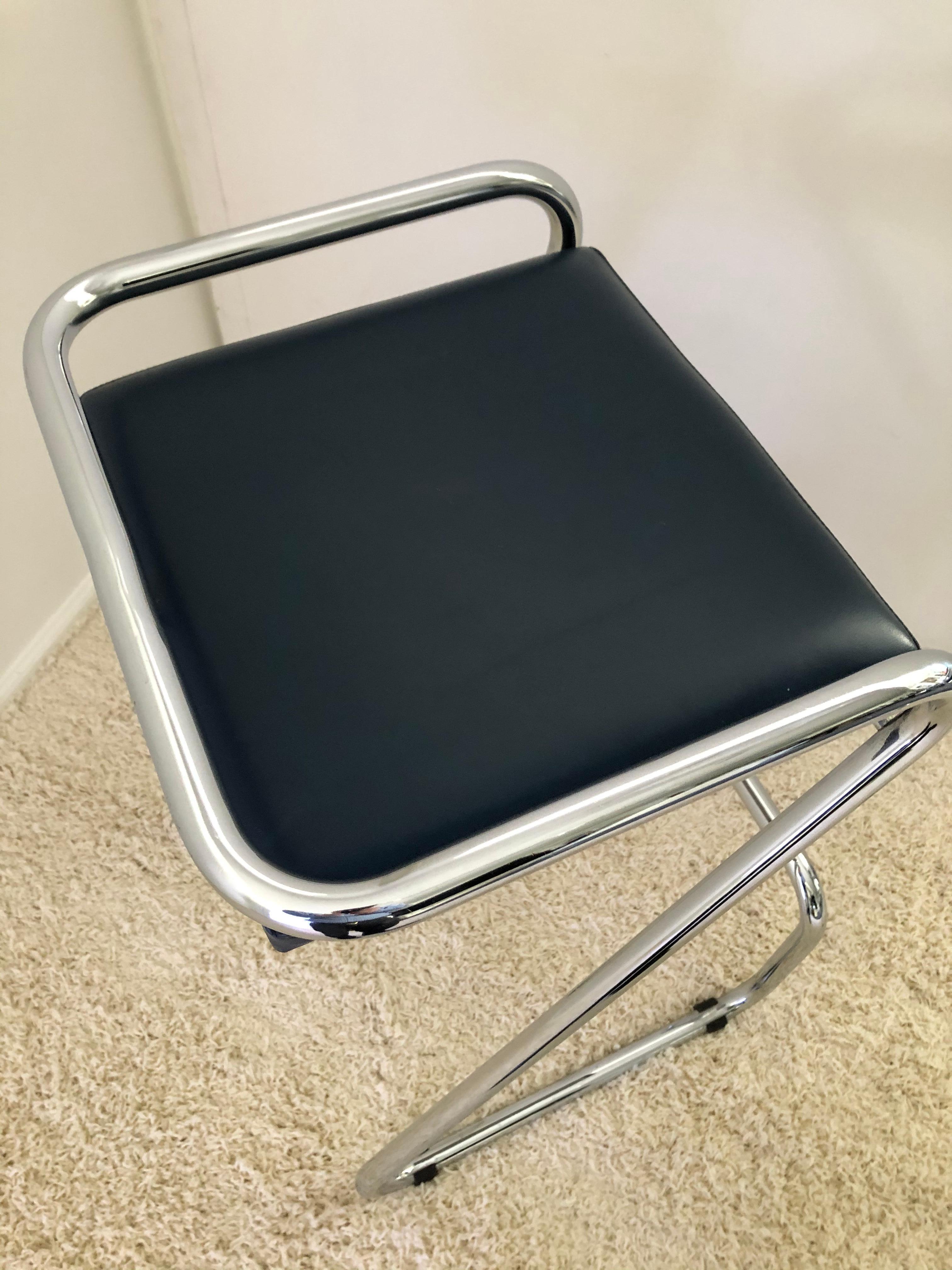 Pair of Charlotte Perriand Style Bar Stools /Kitchen Stools For Sale 1