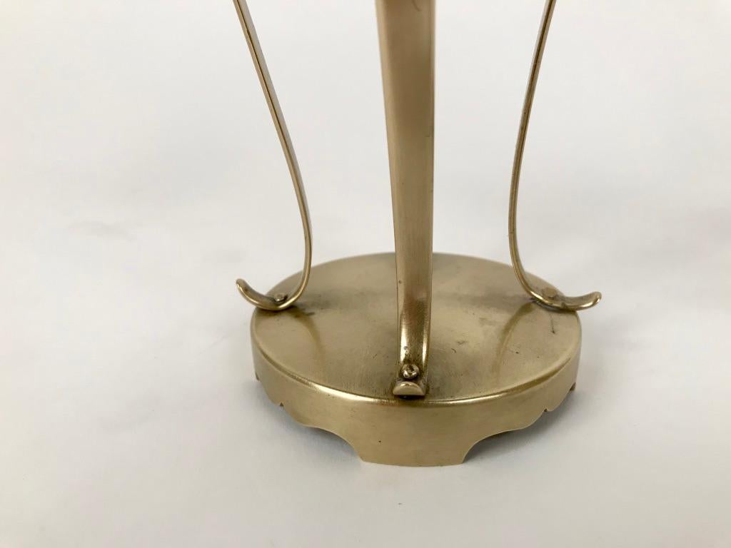 Pair of Japanese Brass Candlesticks For Sale 4