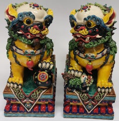 Pair of Chinese Foo Dogs