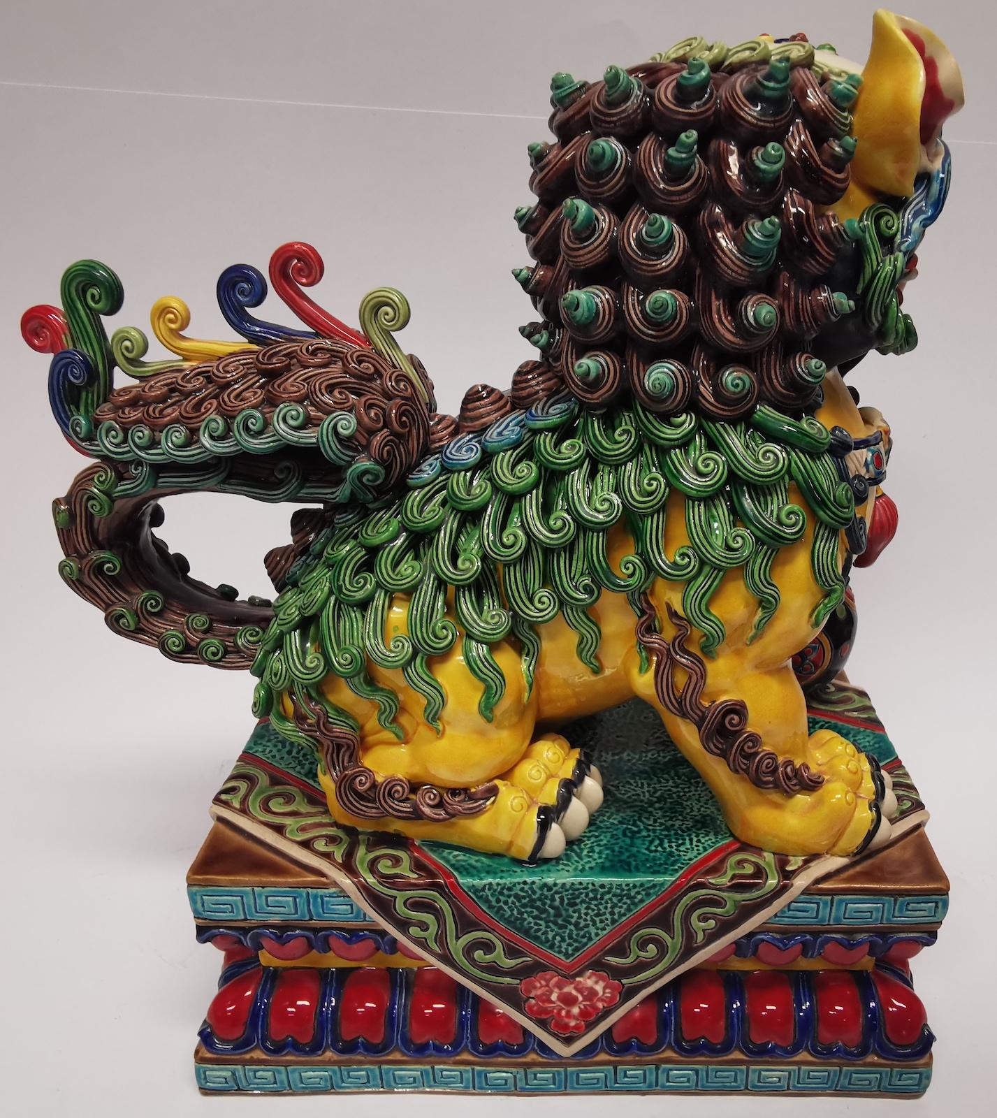 Pair of Chinese Foo Dogs For Sale 1
