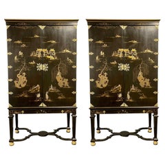 Pair Griswold Cabinets, Armoire's, Dessin Fournir, Chinoiserie, Palatial