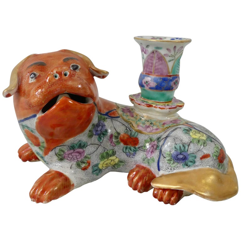 Pair of Chinese Porcelain Lion Dogs, circa 1830, Daoguang Period For ...