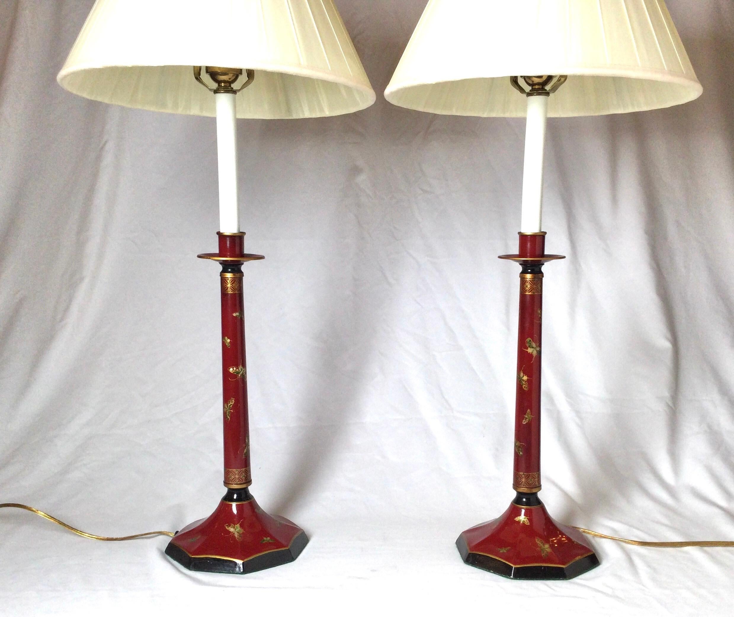 buffet lamps pair