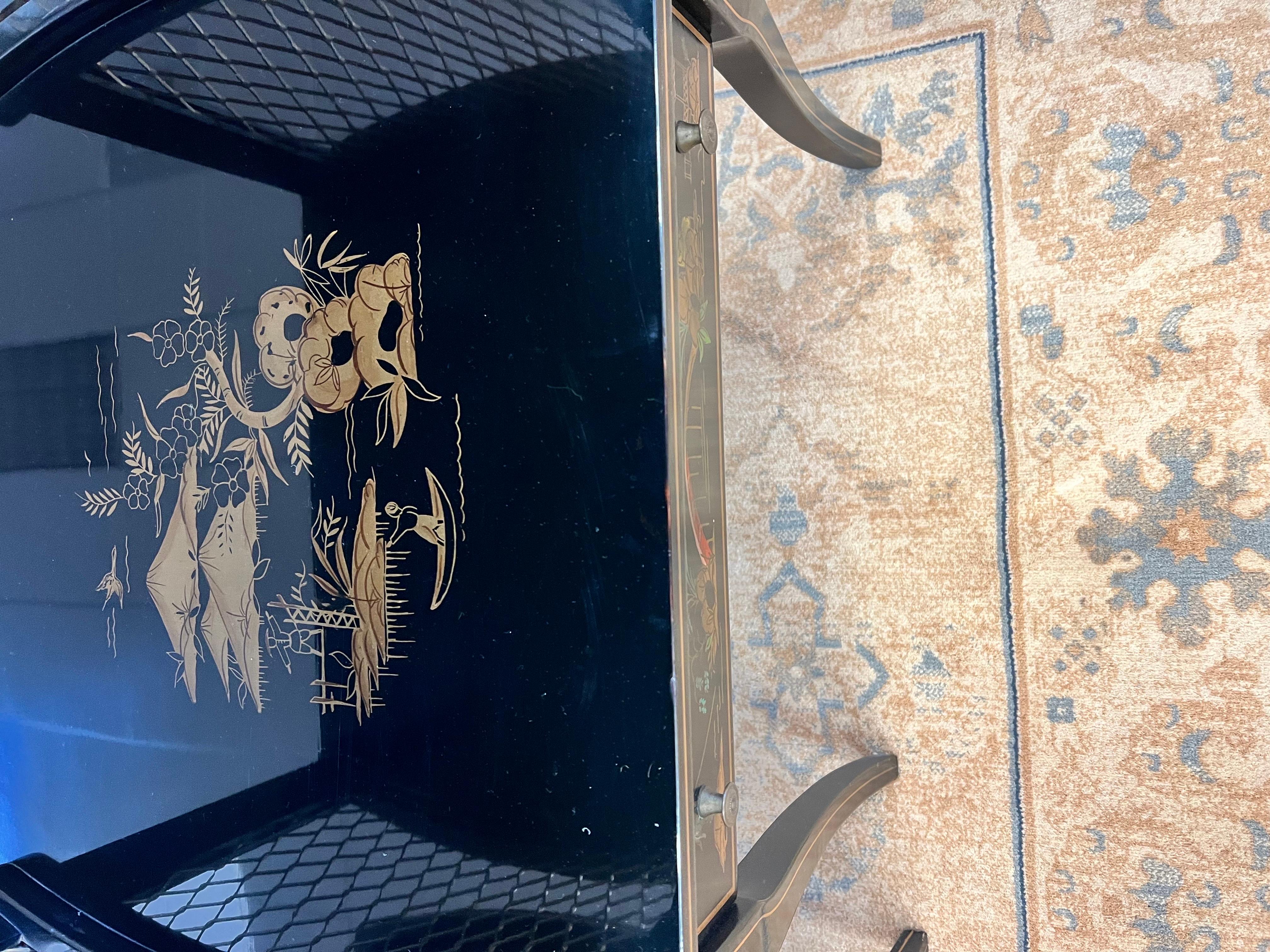 Pair Chinoiserie Tables 1