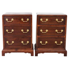 Paar Chippendale Style End Tables