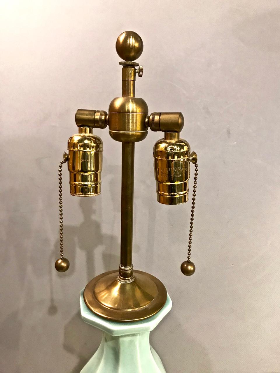 Pair of Christopher Spitzmiller Lamps, Signed and Dated In Good Condition In Pasadena, CA