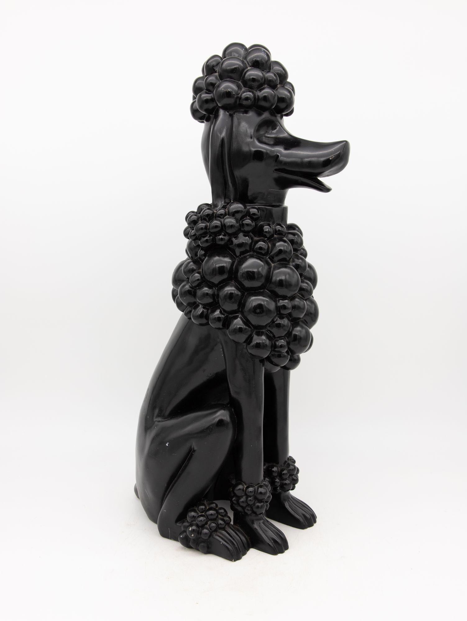 Pair Composite Poodles, Late 20th Century For Sale 5