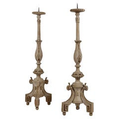 Pair Continental Neoclassical Altar Sticks c. 1800