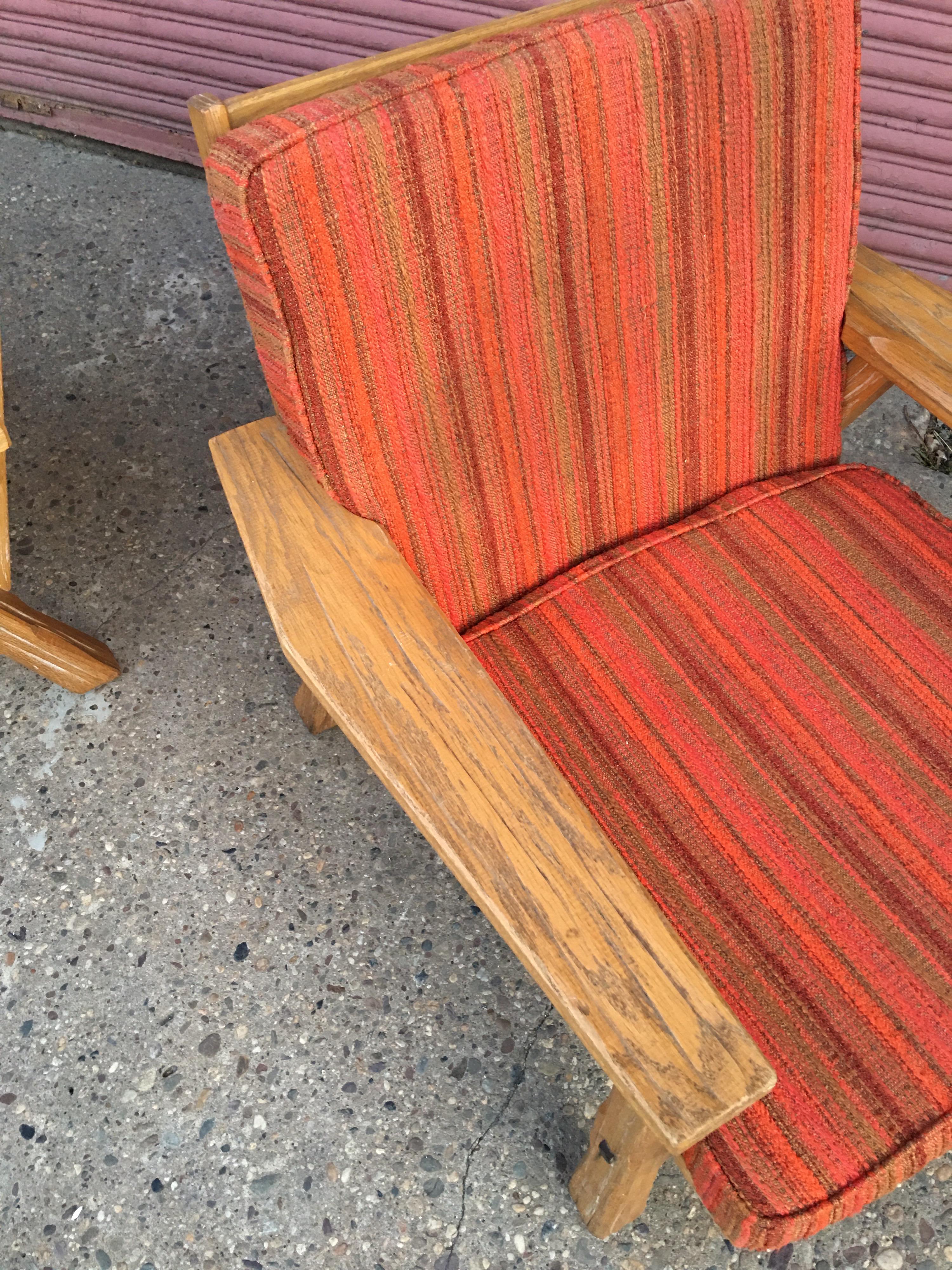 ranch oak chairs