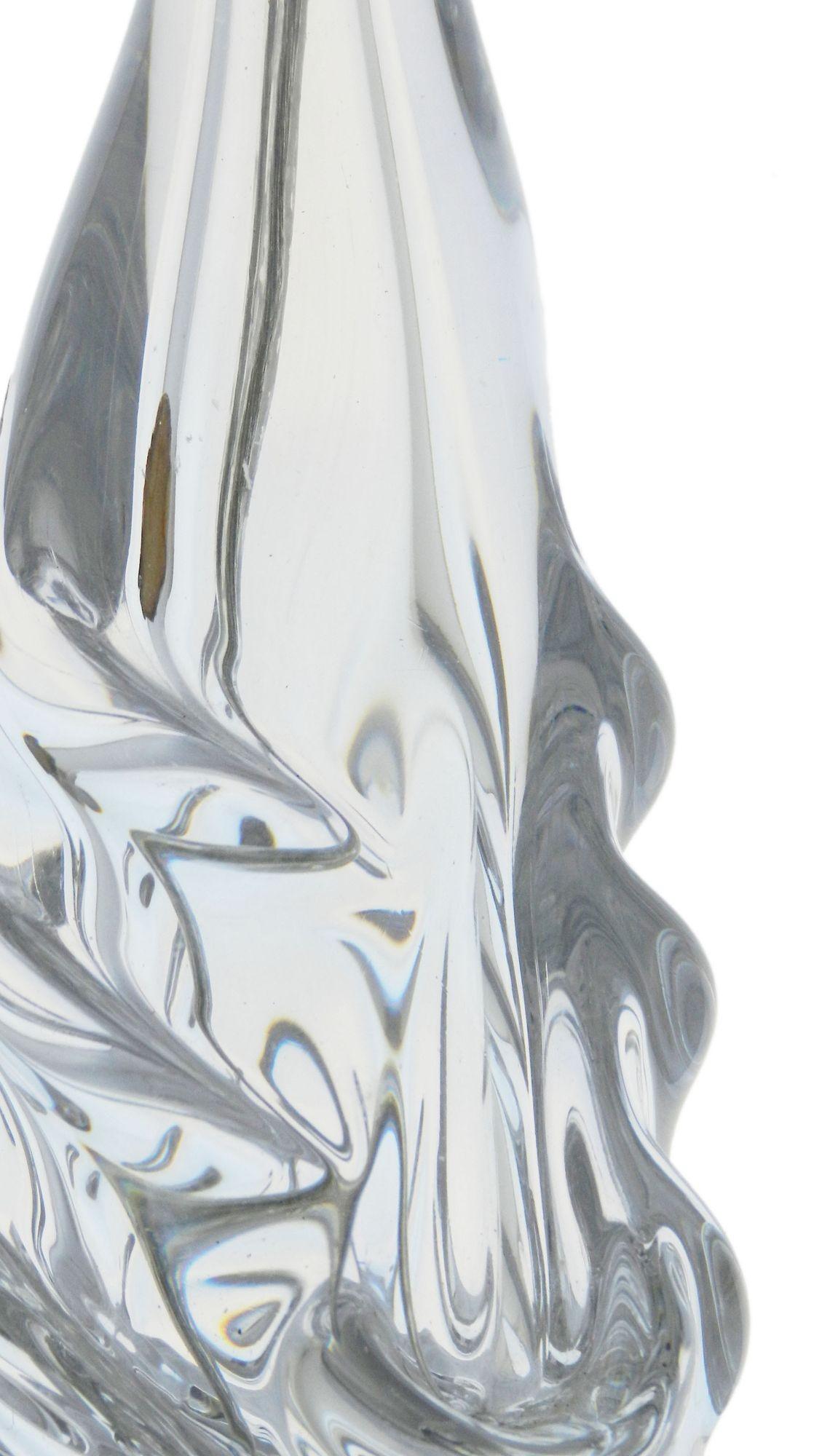 Paar Kristall-Tischlampen aus der Mitte des Jahrhunderts Cristal de France  im Zustand „Gut“ im Angebot in Mimizan, FR