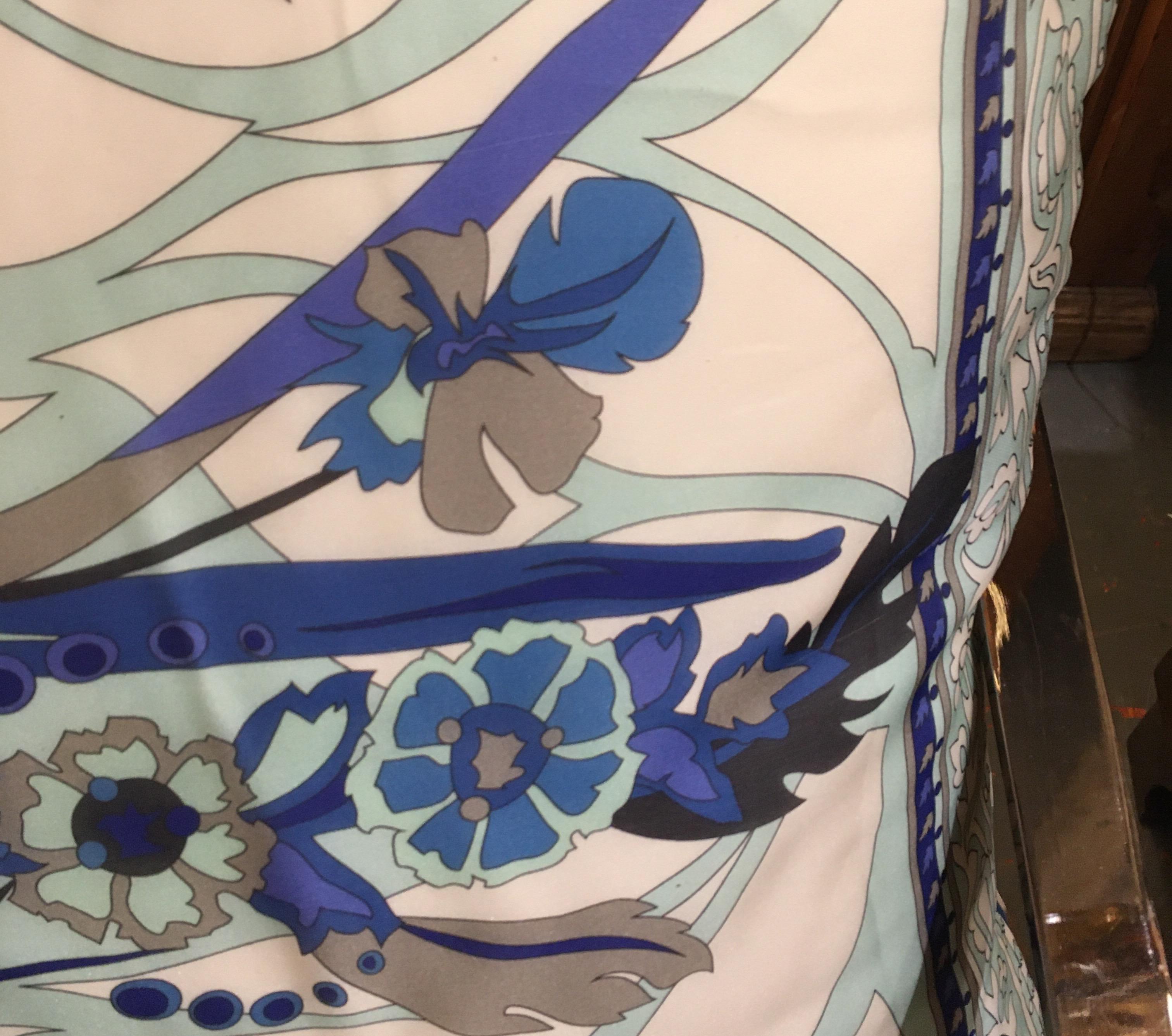 Pair of Custom Vintage Silk Emilio Pucci Pillows 5