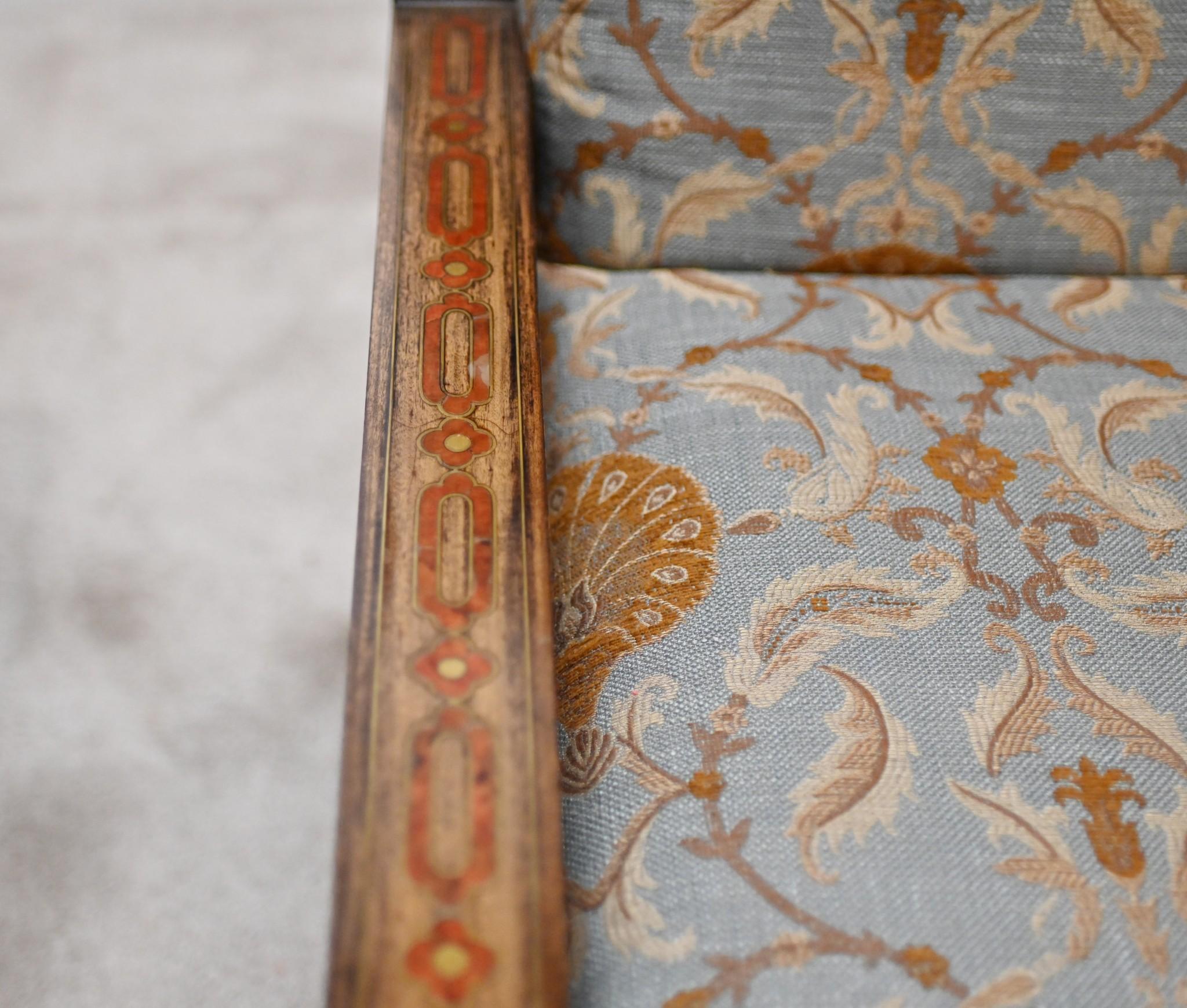 Pair Damascan Arm Chairs Arabic Interiors 6