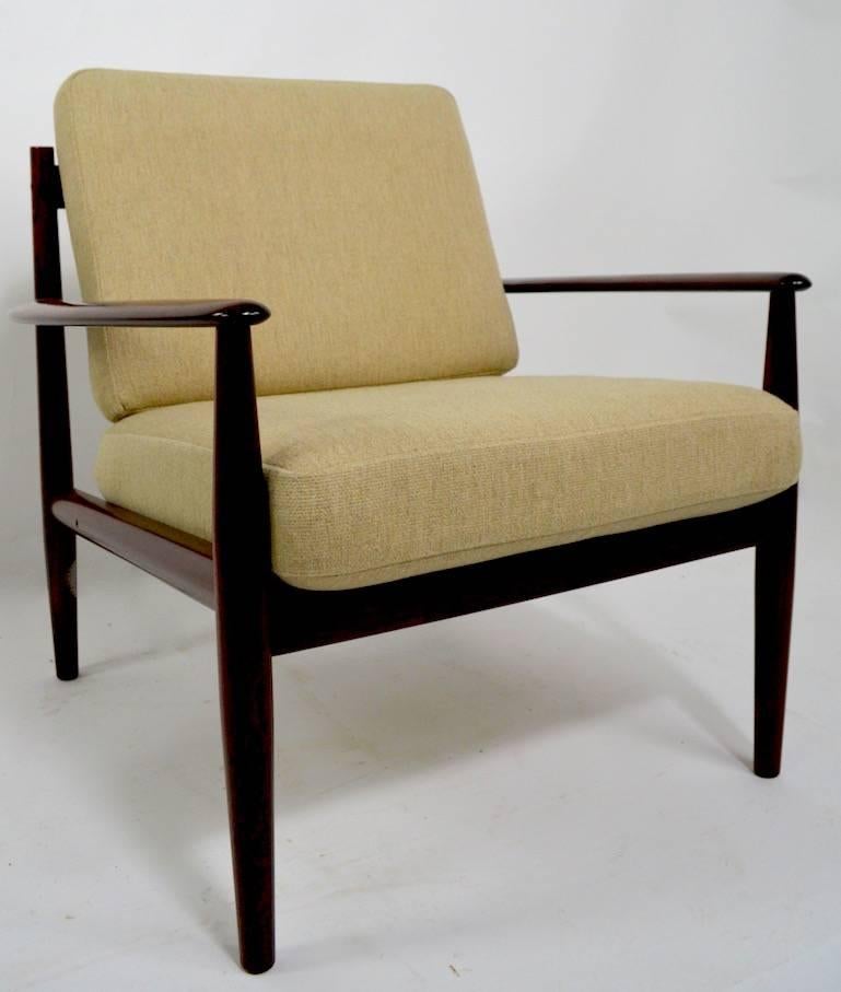 Pair of Danish Modern Chairs by Grete Jalk for France and Sons in Rosewood 2