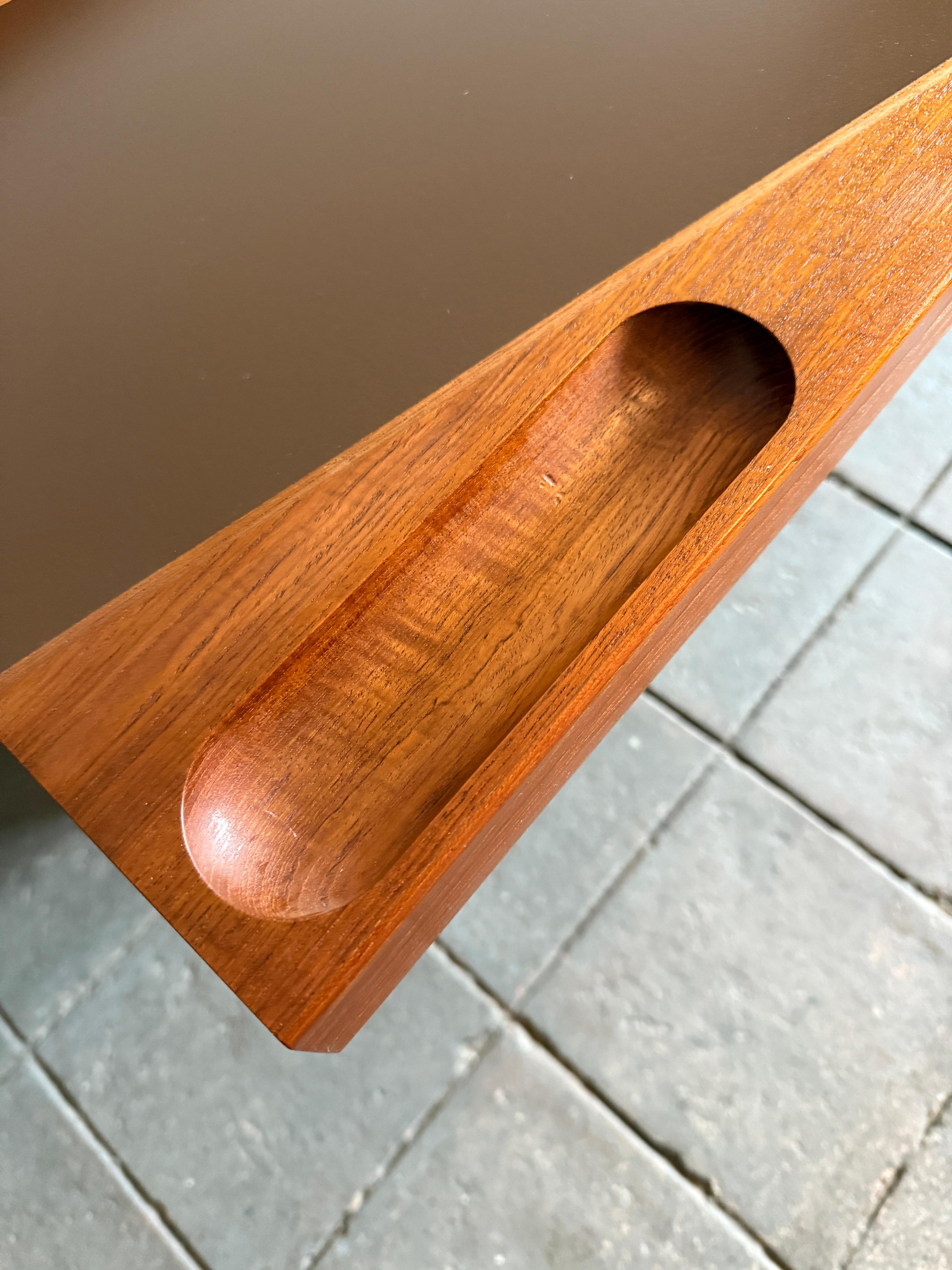 Moderne dänische Nachttische aus Teakholz von Nils Jonsson für Torring Mobelfabrik, Paar (Laminat)
