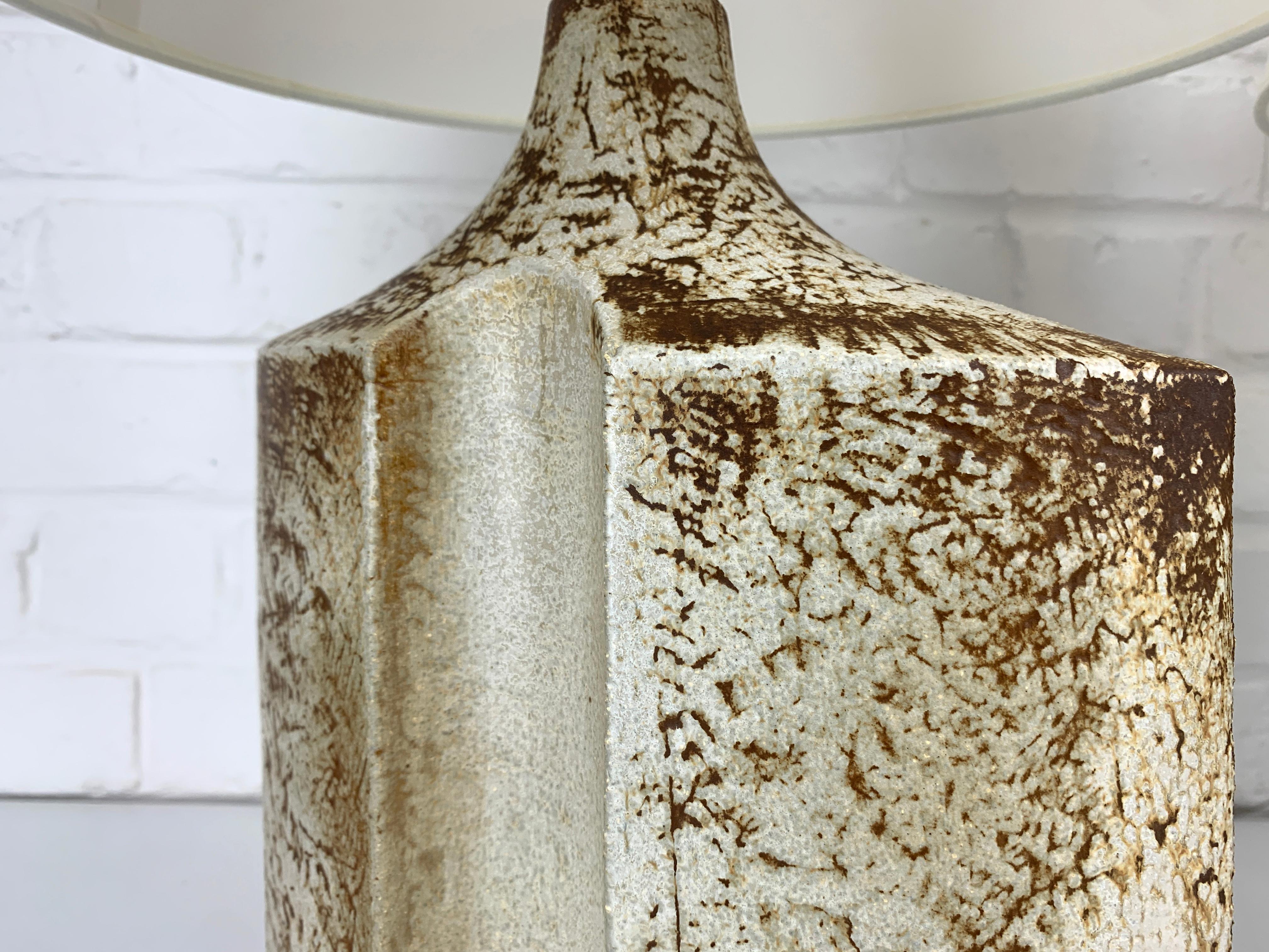 Paire de lampes de table en céramique danoise Søholm Stentøj grès Haico Nitzsche en vente 4