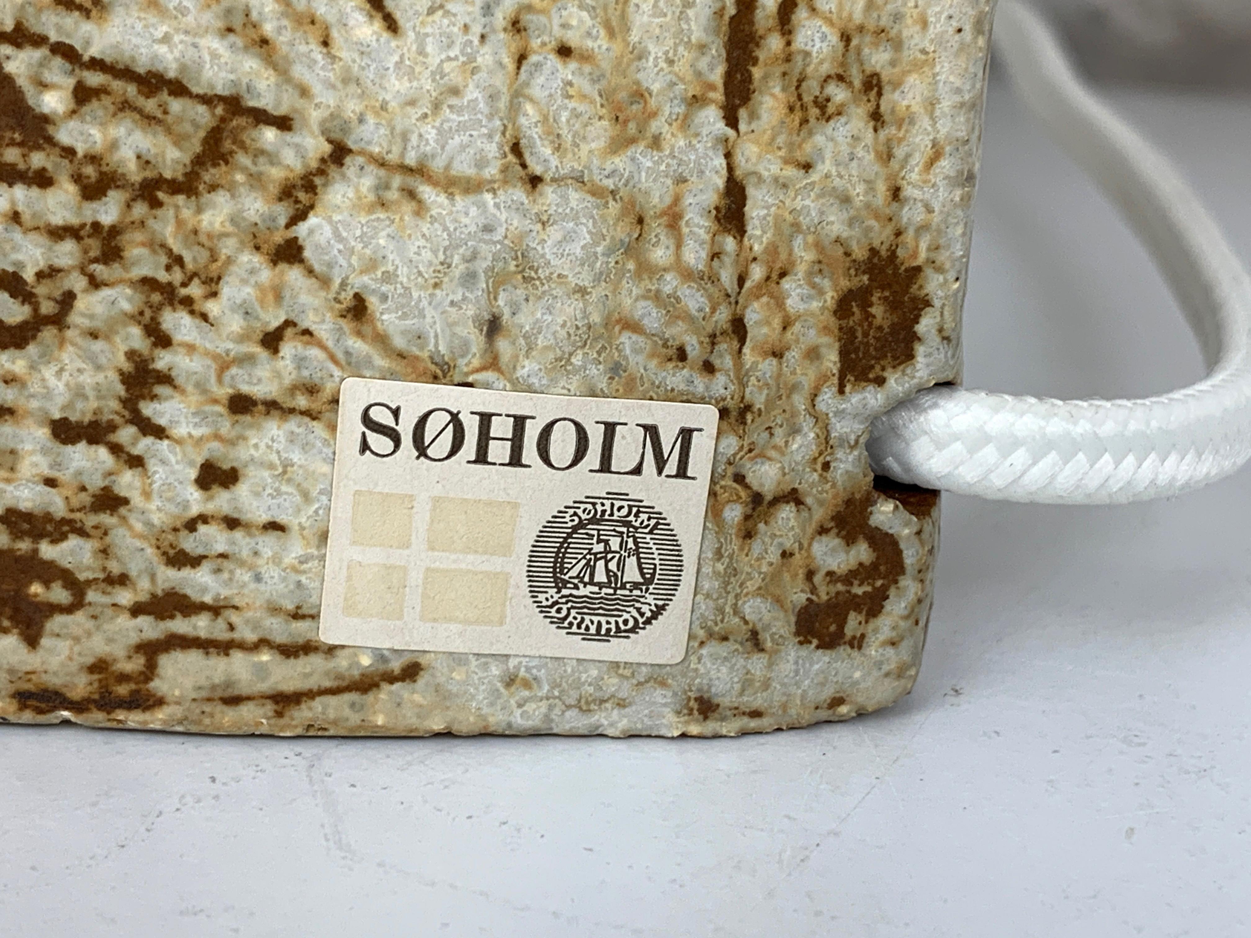 Paire de lampes de table en céramique danoise Søholm Stentøj grès Haico Nitzsche en vente 7