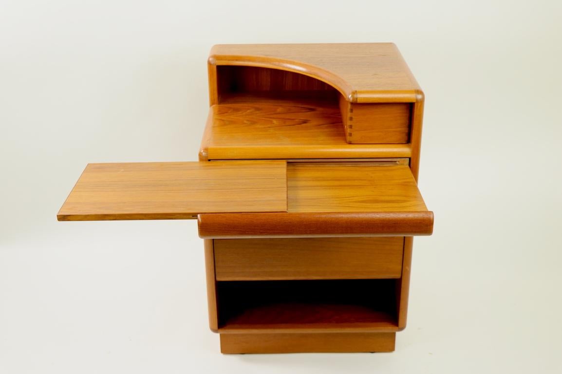 Pair Danish Teak Nightstands by Brouer Mobelfabrik 1