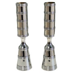 Retro Pair Dansk Candlestick Holders by Jens Quisgard, 1960