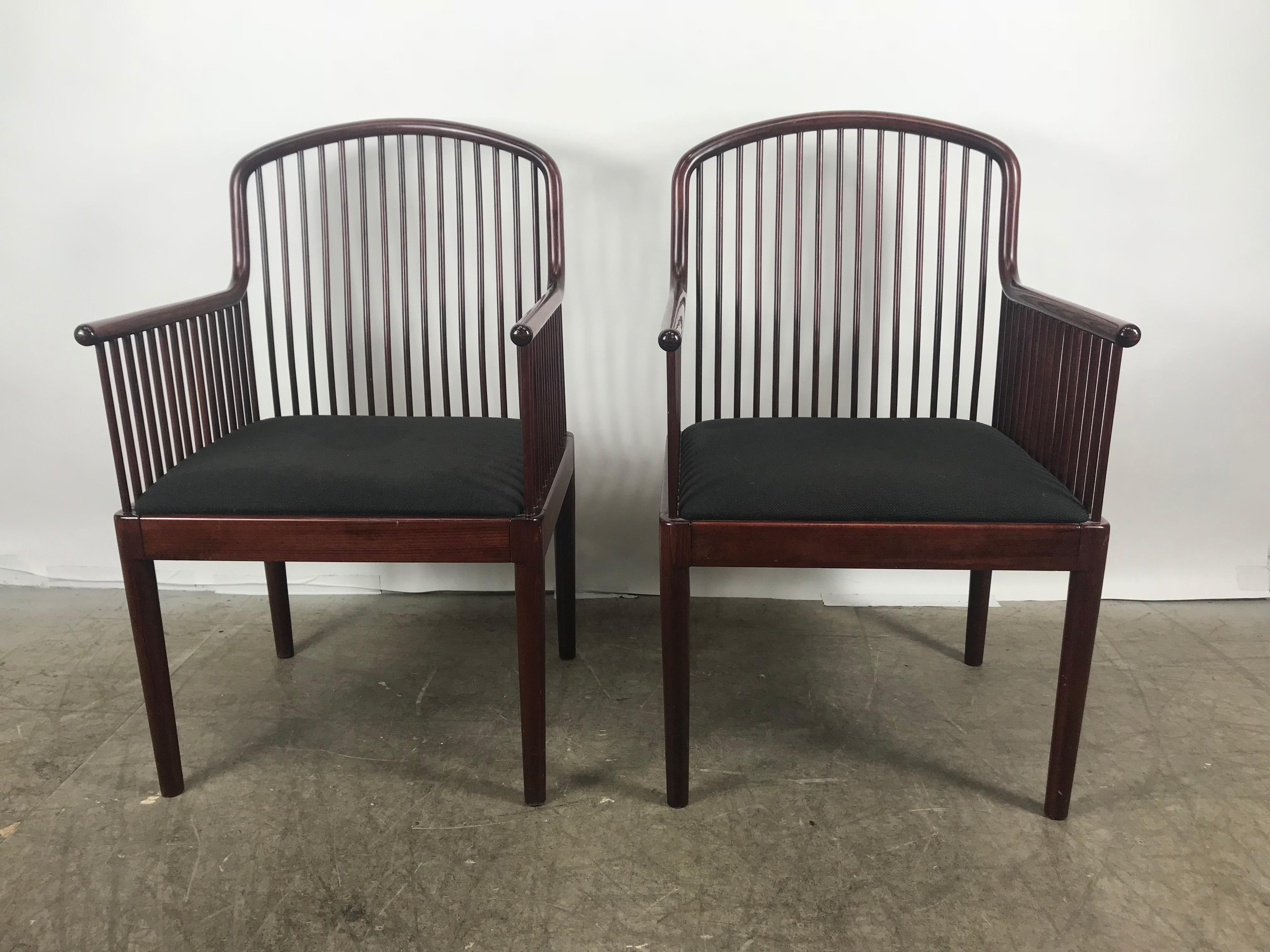 Italian Pair Davis Allen Andover Armchairs for Stendig of Italy