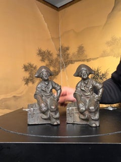 Davy Jones Pirate Treasure Chest Bookends Pair With Skull And Cross Bones Hats