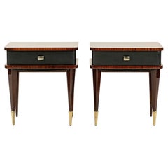 Pair Deco Style End Tables Nachttische