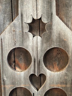 Pair Decorative Antique Barn Siding Architectural Elements/Doors