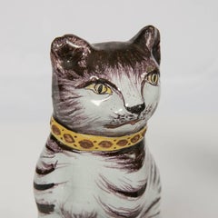 Pair of Delft Dog and Cat