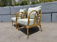 Paar Designer Lounge Stühle, Terrasse, Innen oder Außen