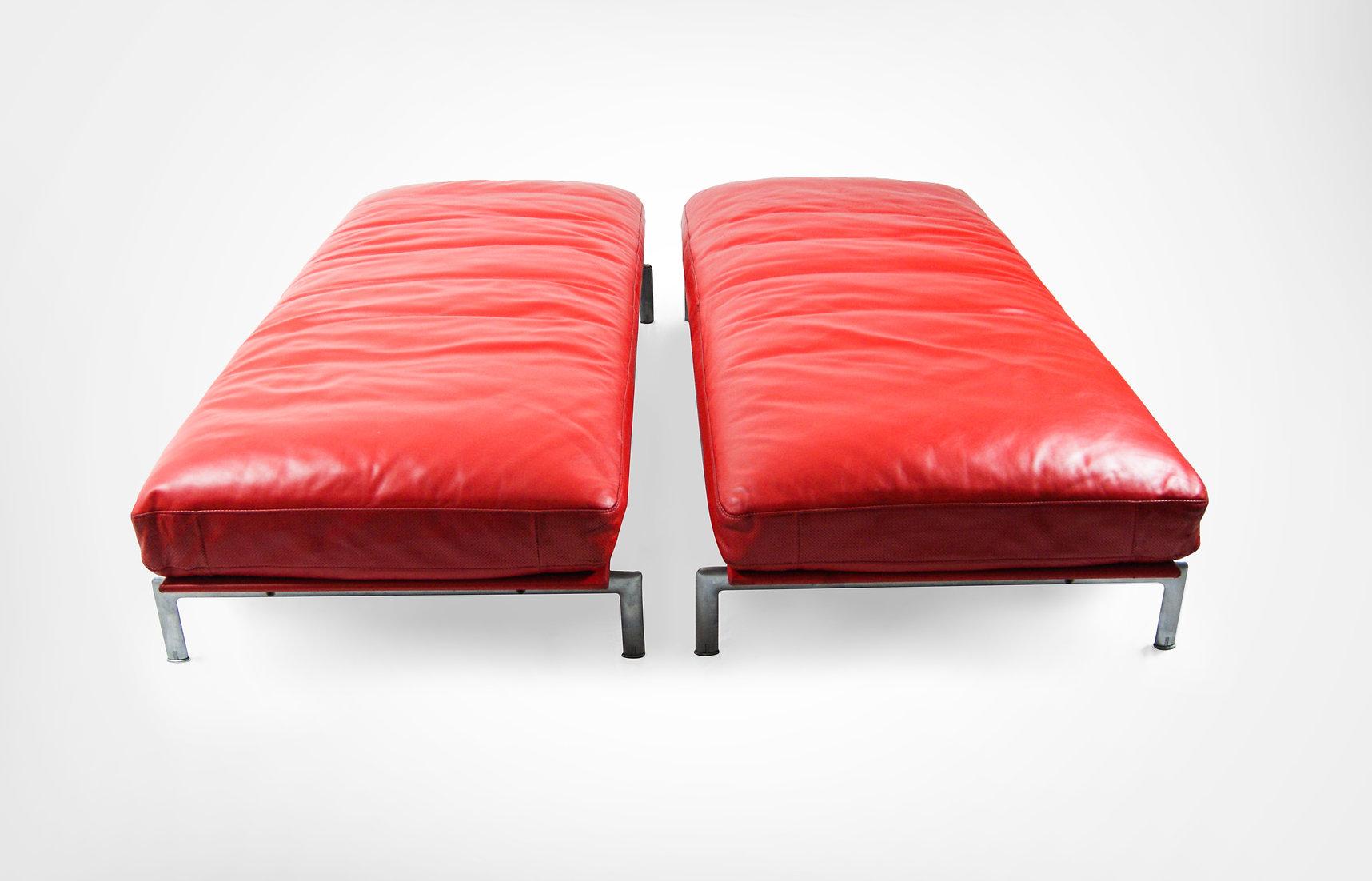 Pair Diesis Daybeds or Benches by Paolo Nava & Antonio Citterio for B&B Italia For Sale 4