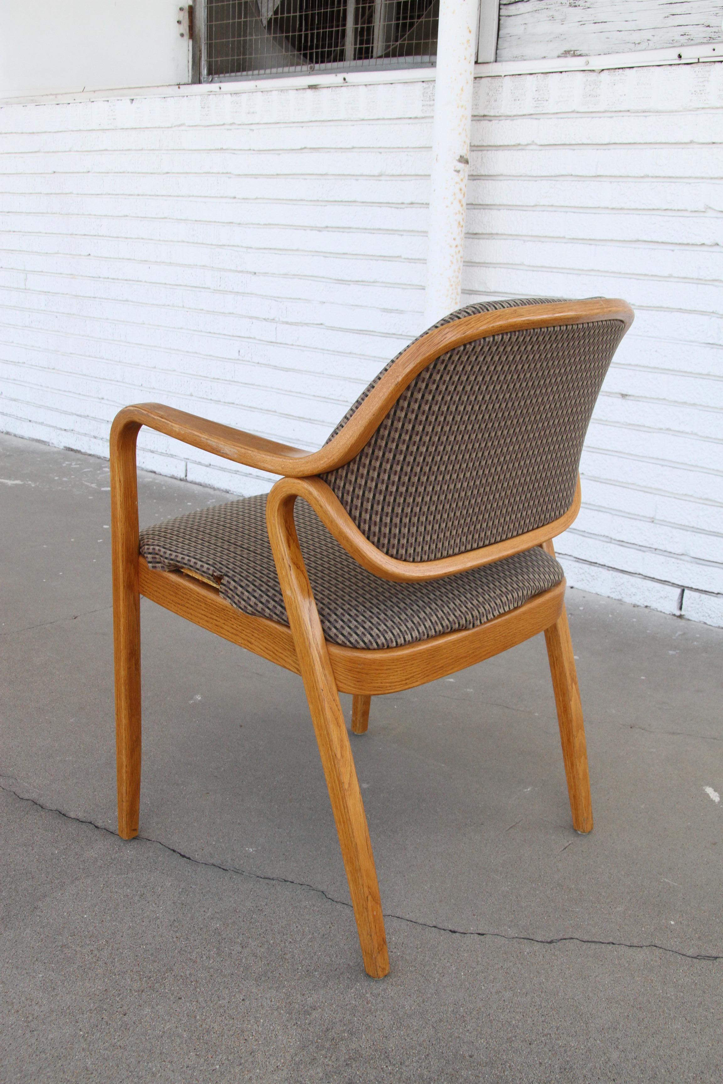 20th Century Pair Don Pettit for Knoll #1105 Armchairs For Sale