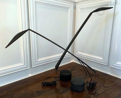 Dove Task Desk Lamps by Mario Barbaglia Marco Colombo for PAF Studio Italy, Pair